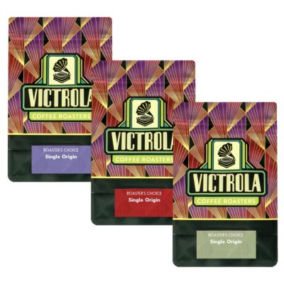  - Victrola Triple Revolving Single Origin Roaster's Choice Set  (3 x 12oz Bags)