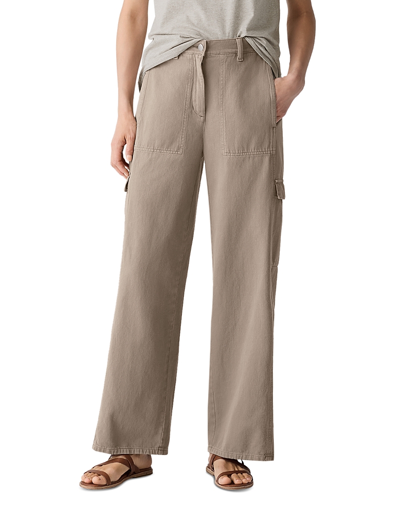 Eileen Fisher Wide Leg Cargo Pants