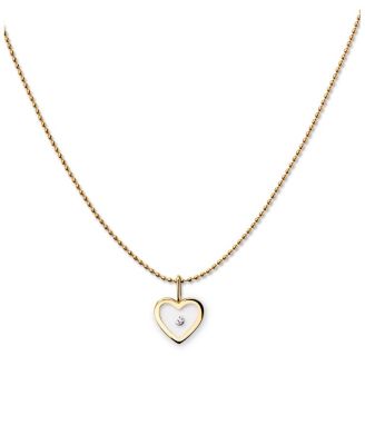 Ana Luisa - 10k Heart Floating Lab Grown Diamond Necklace