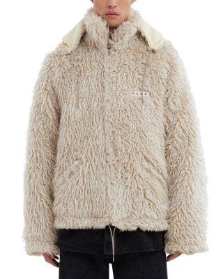 Marni - Shaggy Zip Front Jacket