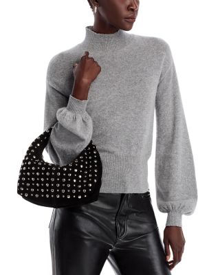 ◆ILLIGO◆ Stud Ornament Hobo Bag Black 25SMBAG02BK ○ILLIGO○ Stud Ornament Hobo Bag Black 25SMBAG02BK Stud