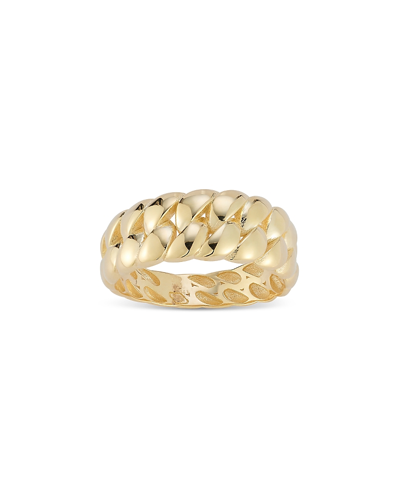 Bloomingdale's Fine Collection Bold Curb Link Band In 14k Yellow Gold In Gold