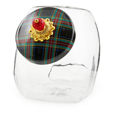 Mackenzie-Childs - Cookie Jar with Black Tartan Lid