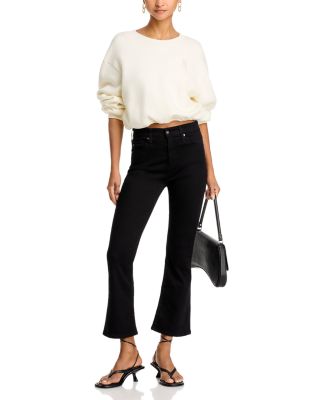 Farrah Mid Rise Cropped Bootcut Jeans in Alchemy