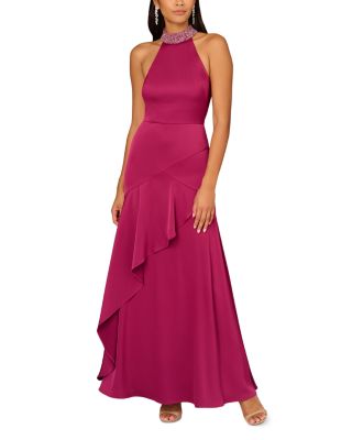 Aidan Mattox - Halter Maxi Dress