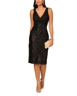 Sequin Sleeveless Sheath Dress