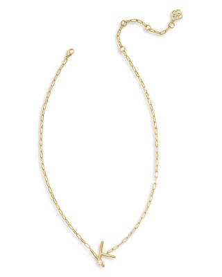 Kendra Scott Cultured Freshwater Pearl Letter Pendant Necklace, 19-22