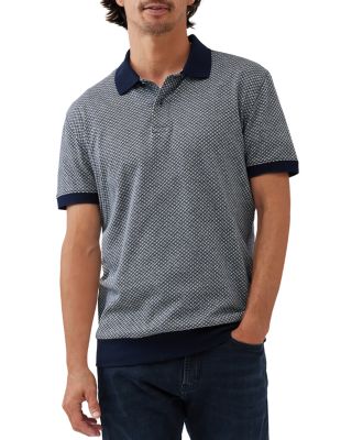 Rodd & Gunn - Leeson Cotton Geo Sports Fit Polo Shirt