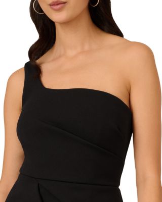 Asymmetric One Shoulder Mini Dress