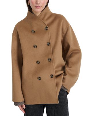 Sophia Double Breasted Wool Coat  