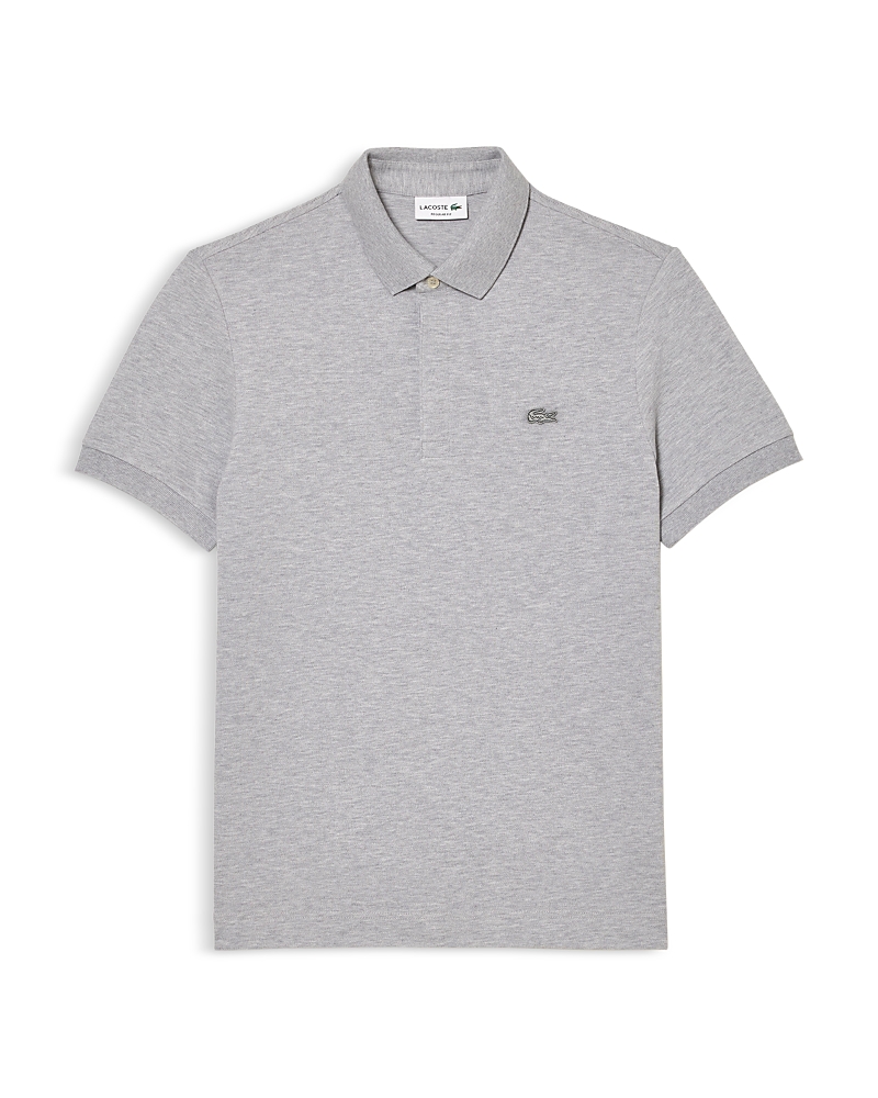 Lacoste Smart Paris Polo Stretch Cotton - 4xl - 9 In Silver Grey Chine