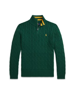 Ralph Lauren - Boys' Cable Knit Sweater - Little Kid, Big Kid