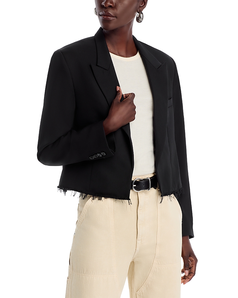 Re/Done Cutoff Boyfriend Blazer