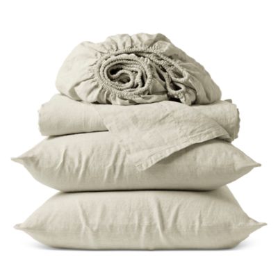 Coyuchi - Relaxed 4 Piece Linen Sheet Set, California King