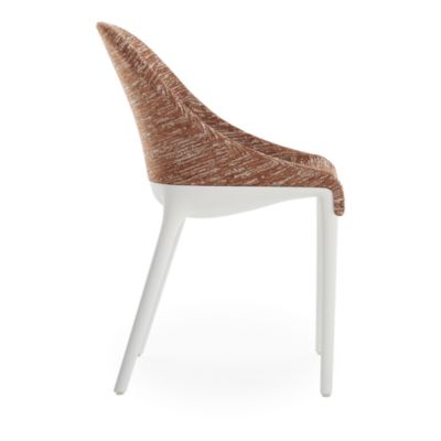 Eleganza Ela Dining Chair, White Legs
