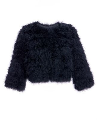 Feather Bolero Jacket