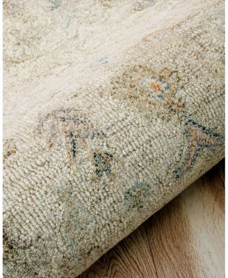 LR Home Vintage VINTA-81921 Round Area Rug, 8'6" x 8'6"