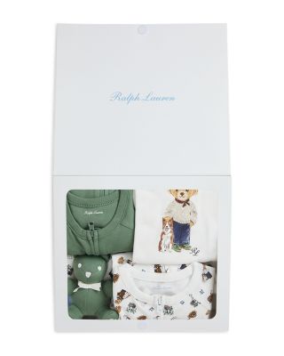 Ralph Lauren - Boys' Polo Bear Cotton 5-Piece Gift Set - Baby