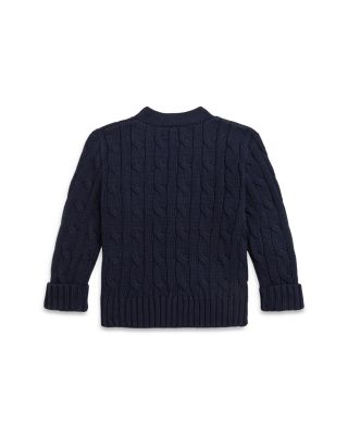 Boys' Cable Knit V Neck Cardigan - Baby