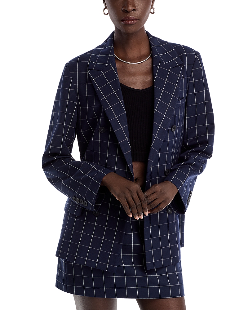 French Connection Window Pane Check Blazer