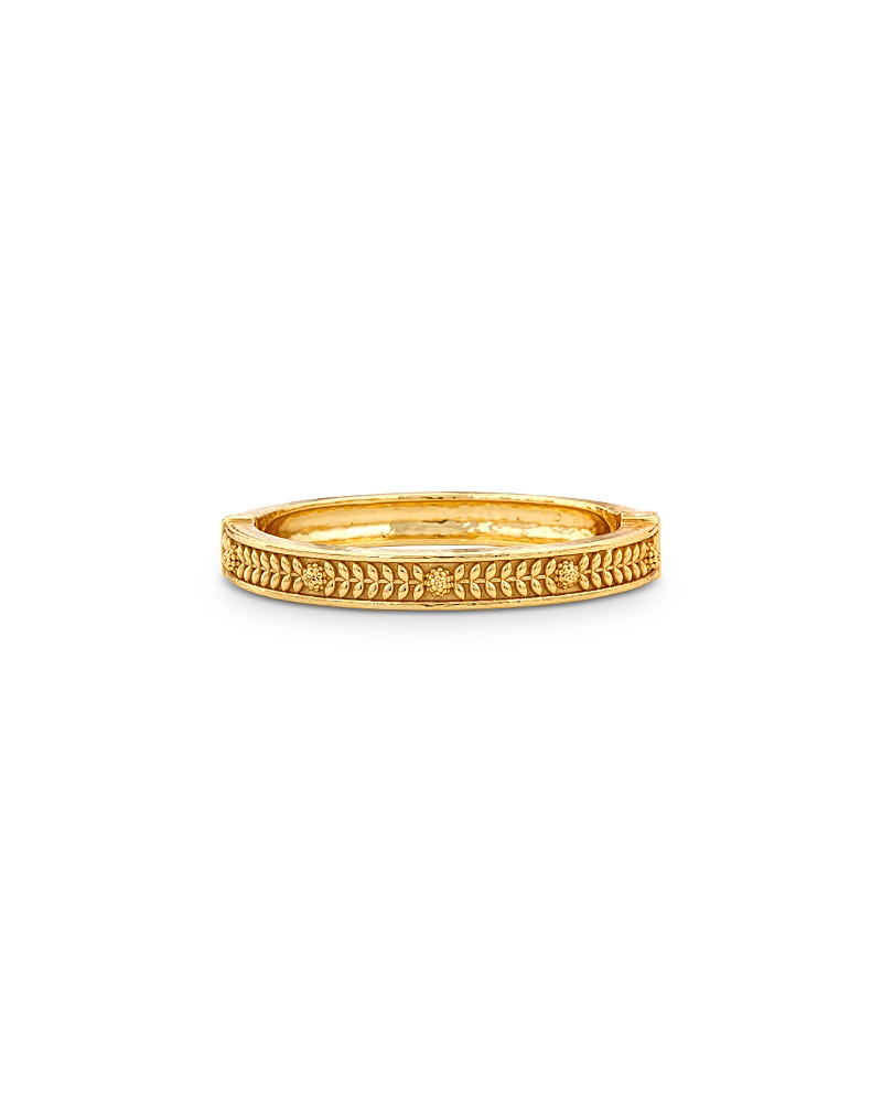 Capucine De Wulf Berry Vine Hinged Bangle Bracelet In Gold
