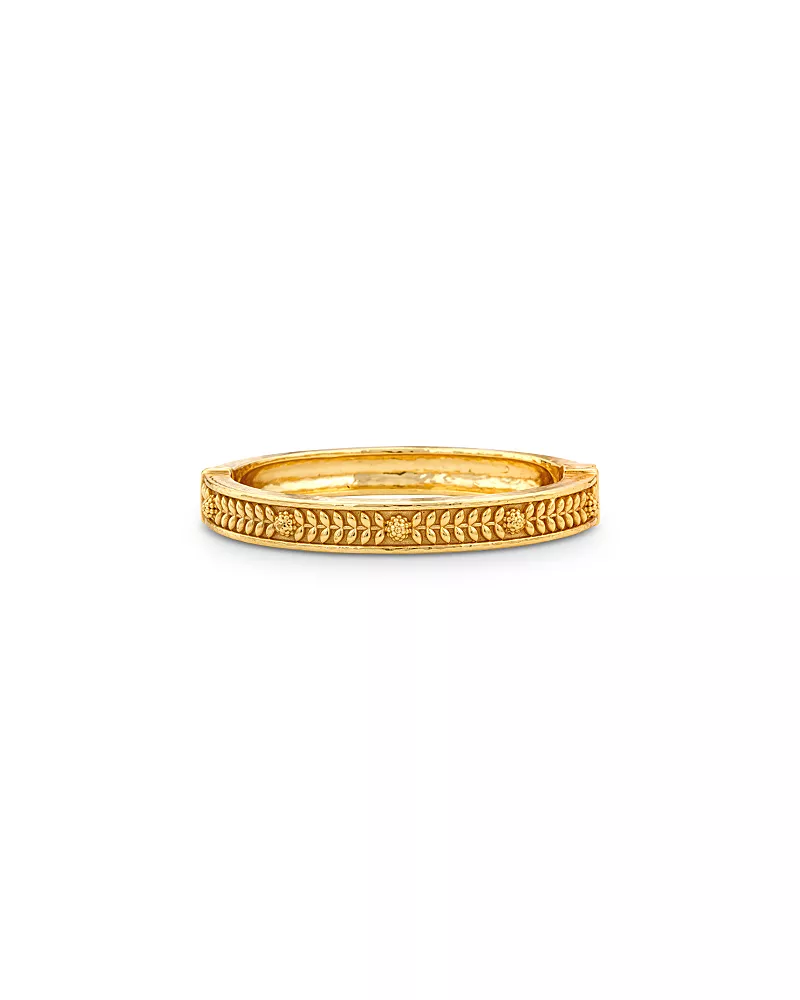 Capucine De Wulf Berry Vine Hinged Bangle Bracelet
