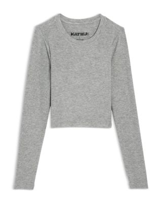 KatieJnyc - Girls' Livi Cropped Long Sleeve Tee - Big Kid