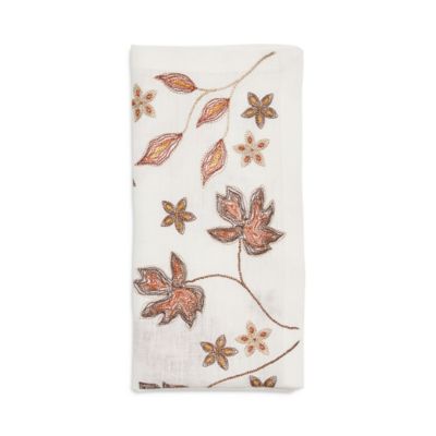 Kim Seybert - Maple Hues Napkin in White & Multi