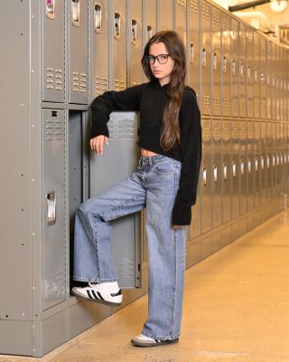 Girls' Chicago Low Rise Wide Leg Jeans - Big Kid