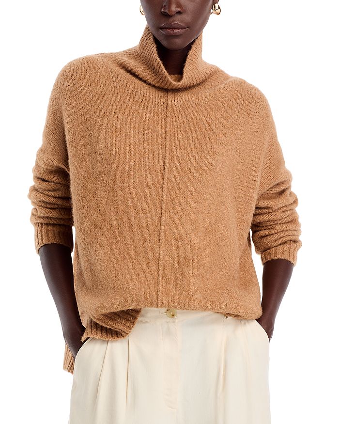 VANESSA BRUNO Knitted turtleneck sweater with puffed shoulders main image 1