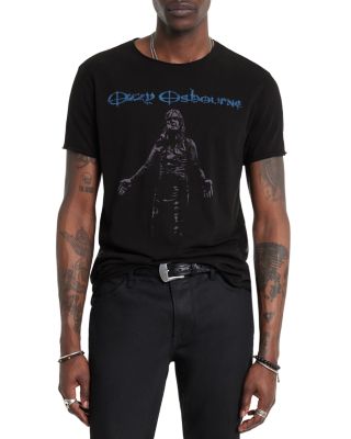 John Varvatos - Ozzy Graphic Raw Edge Tee