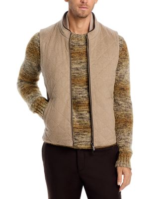 Maurizio Baldassari Cashmere Diamond Quilted Vest - Exclusive