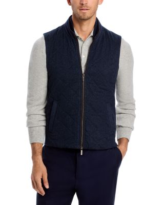 Maurizio Baldassari - Cashmere Diamond Quilted Vest - Exclusive