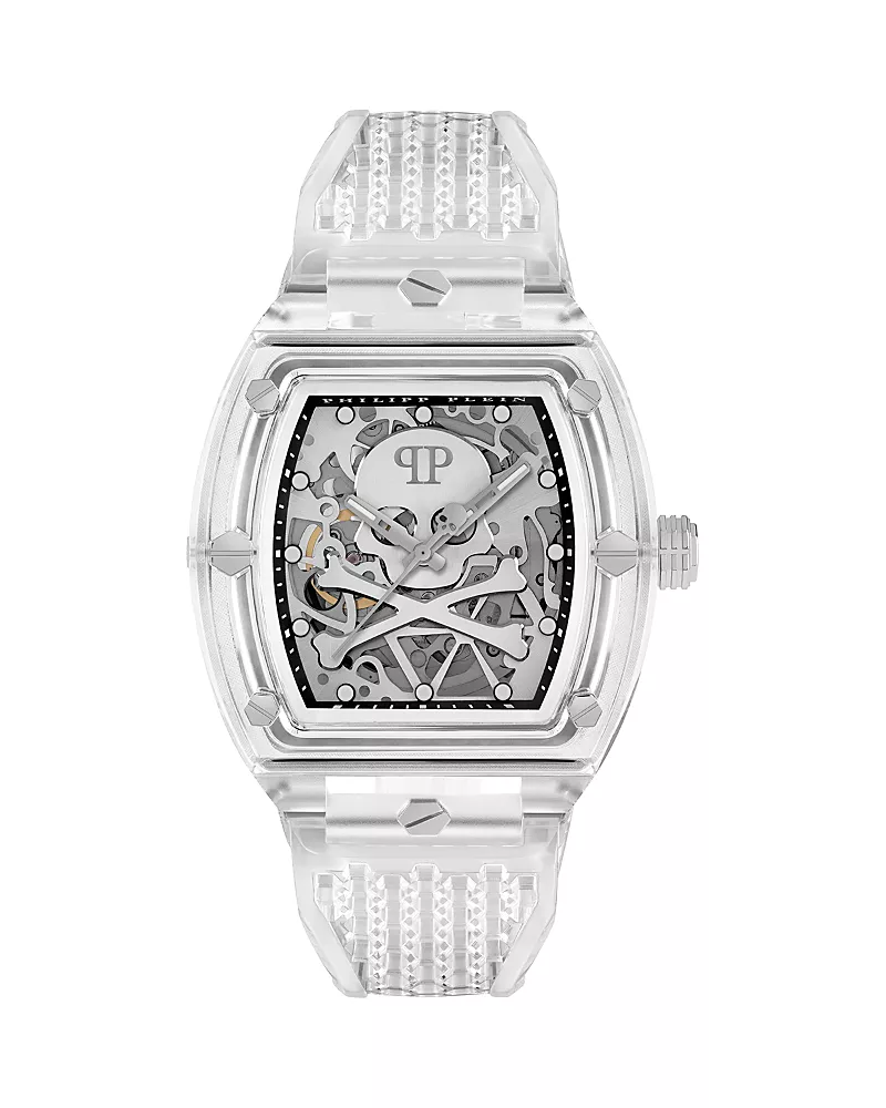 Philipp Plein The $keleton Crystal Automatic Watch, 44mm x 56.2mm