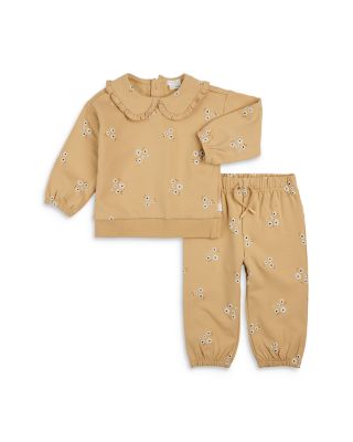 FIRSTS by petit lem - Girls' Farm Floral Print Top & Pants Set - Baby