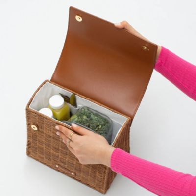 The Luncher Wicker Lunch Box
