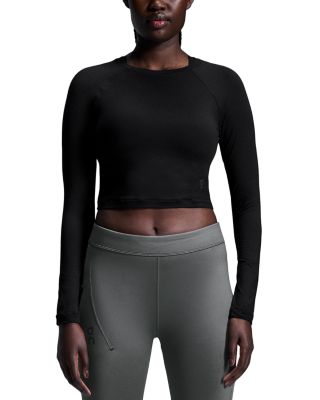 On - Movement Long Sleeve Crop Top