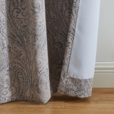 Vittoria Paisley Printed Blackout Curtain Panel, 52&amp;quot; x 95&amp;quot;