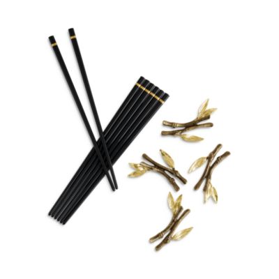 Zen Garden Chopsticks and Stand, Set of 4 