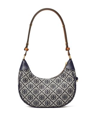 T Monogram Crescent Bag