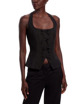 Lucy Paris - Vivienne Bow Halter Vest