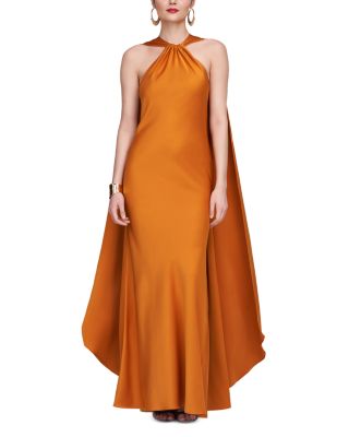 HALSTON - Reta Cape Gown