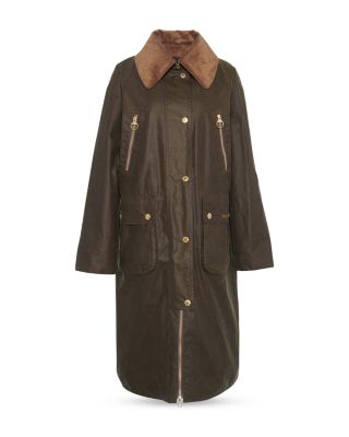 Barbour Ebberston Waxed Coat | Bloomingdale's