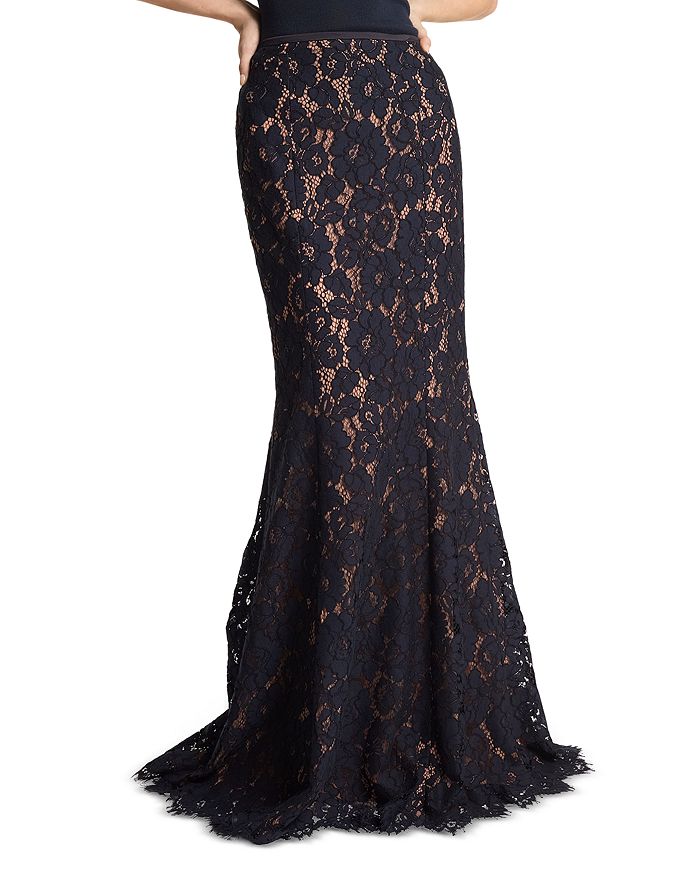 Bloomingdale s Floral Lace Fishtail Skirt Exclusive Bloomingdale s