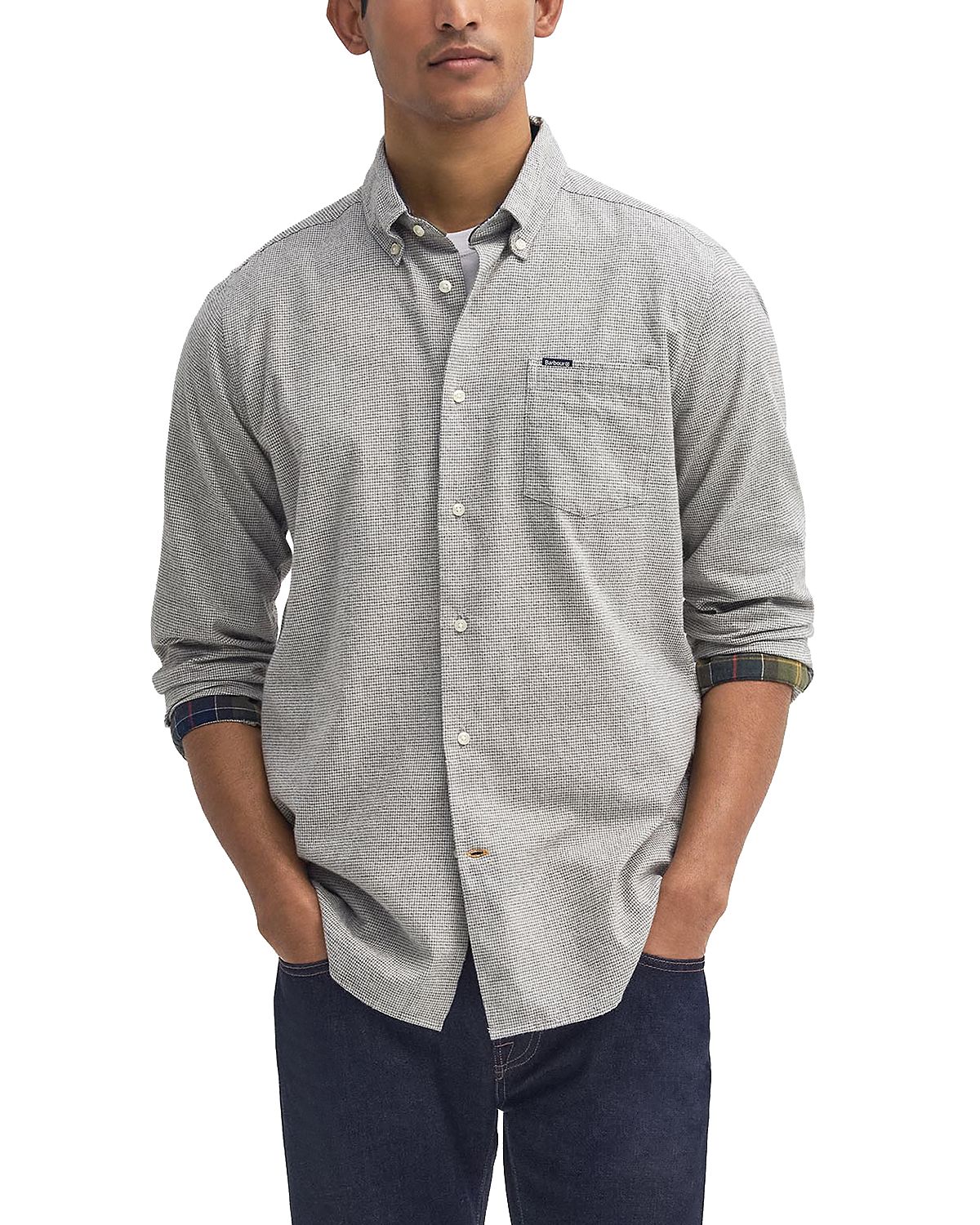 Barbour Turner Tailored Fit Houndstooth Shirt