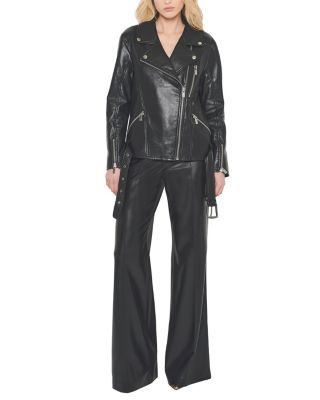 Brando Recycled Leather Boyfriend Jacket