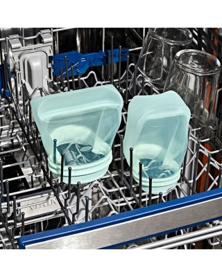 Tot Stand Up Snack Cup Silicone Bags, 2 Pack