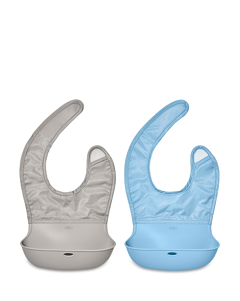Oxo Tot Roll-Up Bibs, 2 Pack