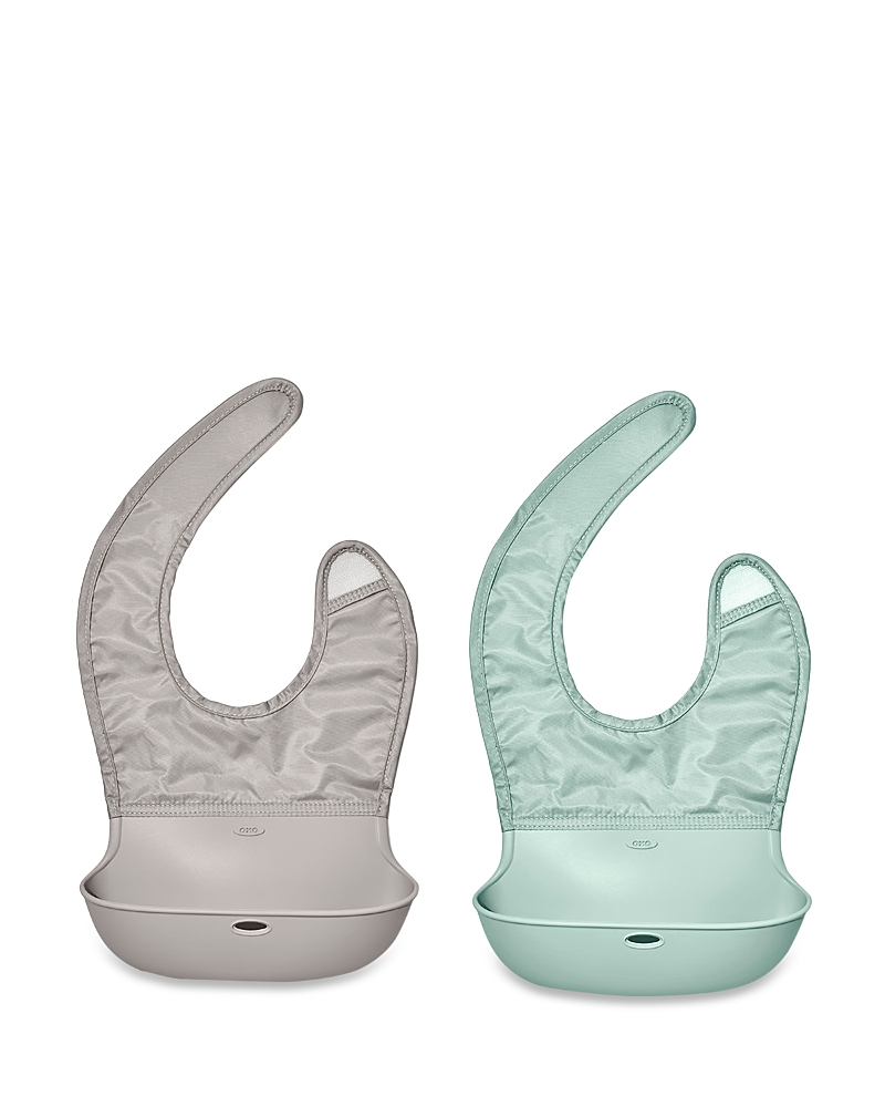 Oxo Tot Roll-Up Bibs, 2 Pack