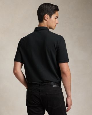 Cotton Stretch Mesh Pink Pony Classic Fit Polo Shirt